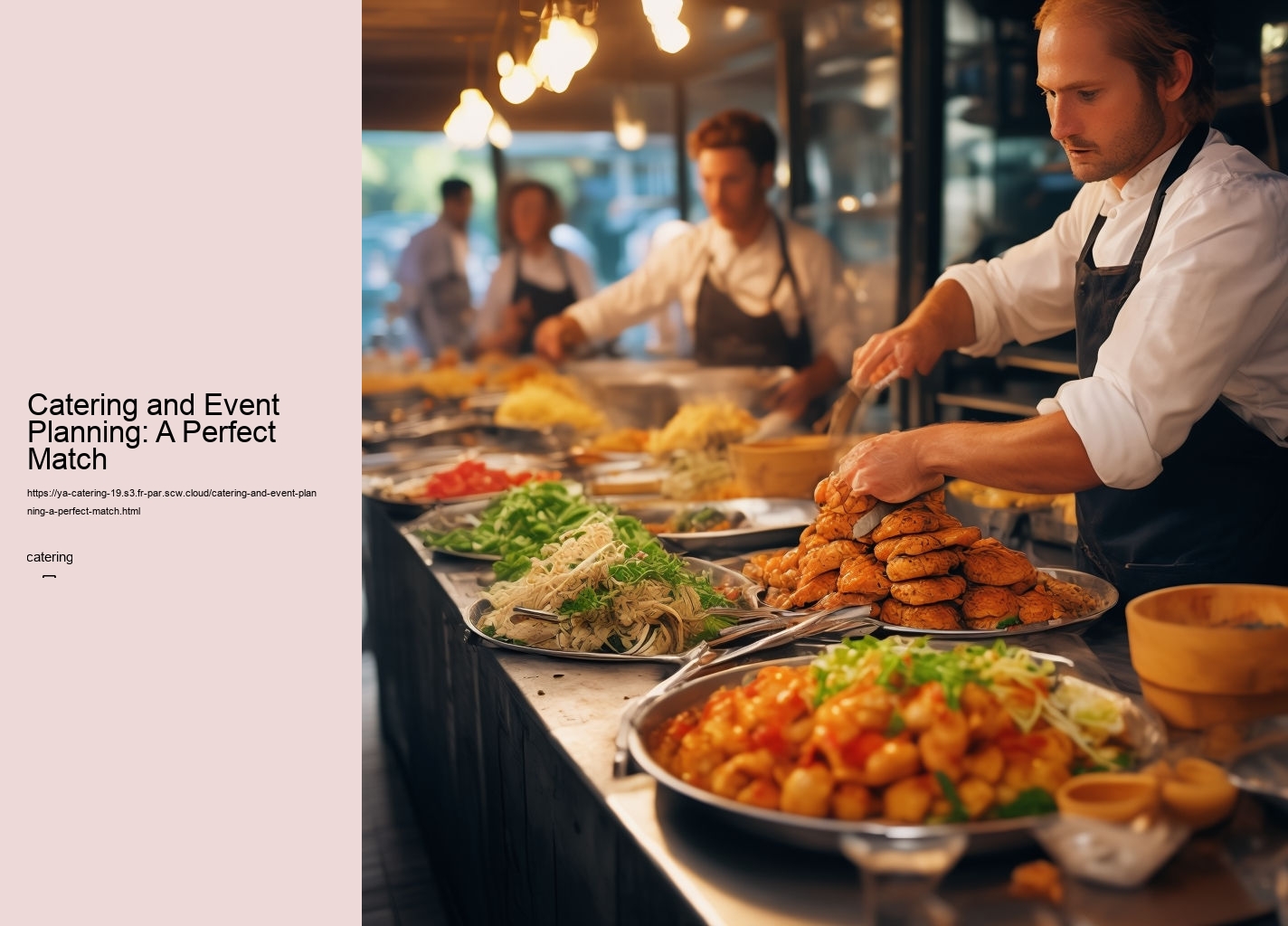 Catering and Event Planning: A Perfect Match